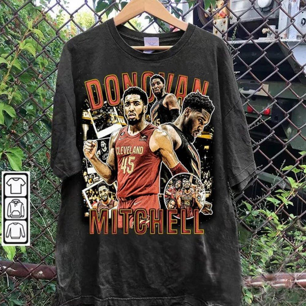 Retro Donovan Mitchell Shirt Donovan Mitchell Shirt Retro Tee B7